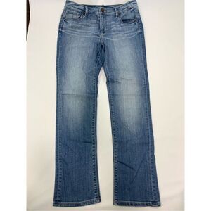 Ann Taylor LOFT Women's Faded Wash 5-pocket Bootcut Leg Jeans Blue Size 30